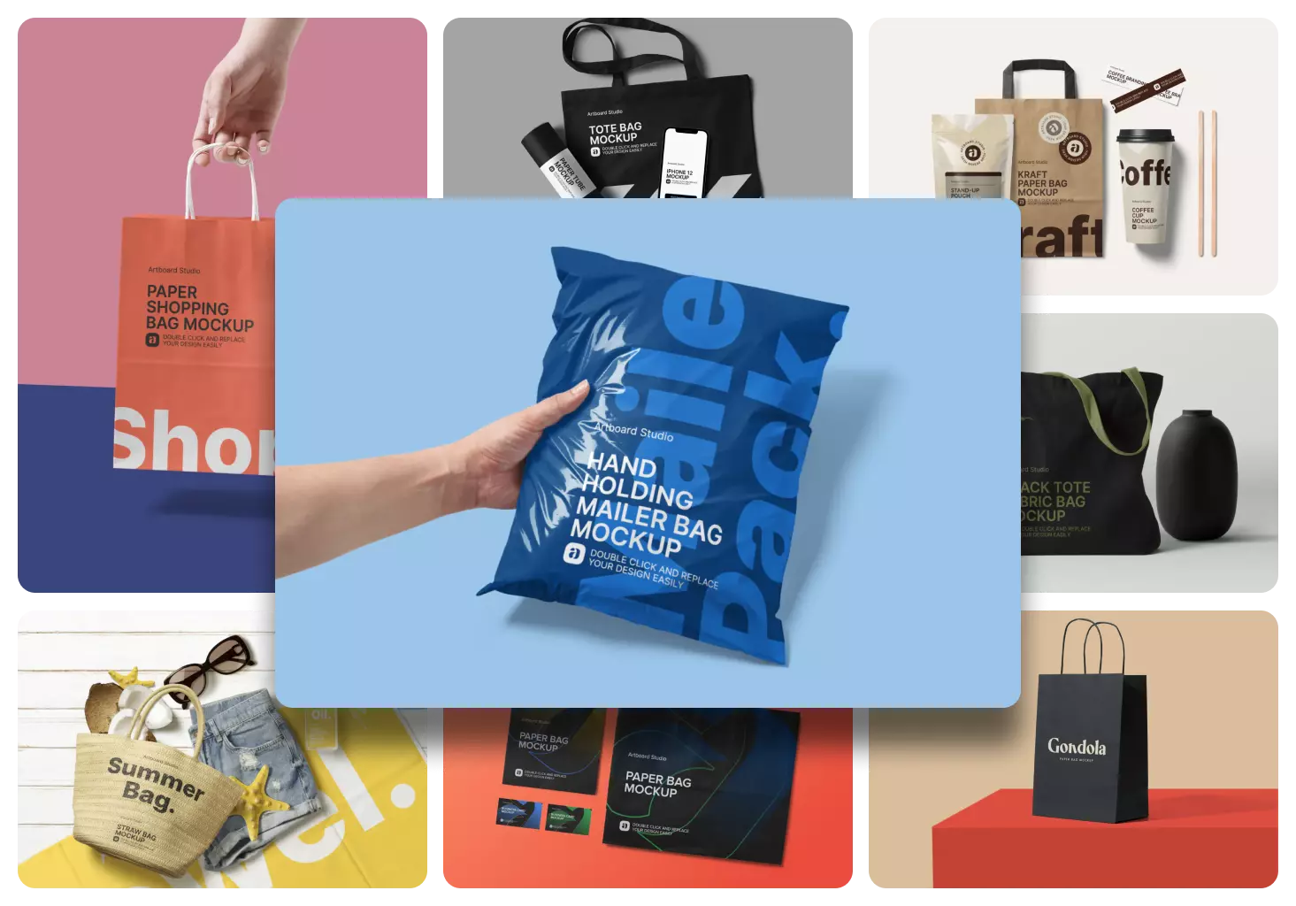 Free Bag Mockup Templates